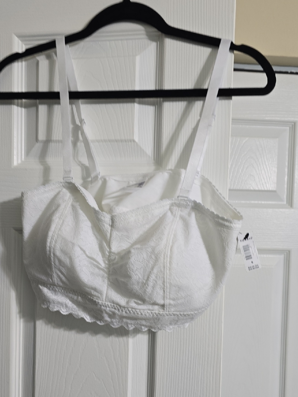 White Lace Bralette with Adjustable Straps - Women Intimates